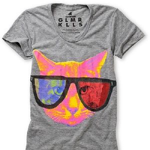 Glamour Kills 3D Cat Tee