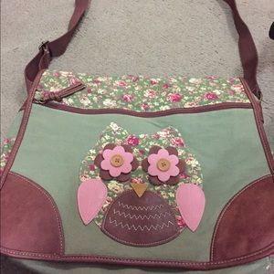 Owl messenger bag