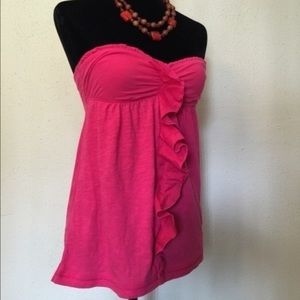 Ruffled tube top