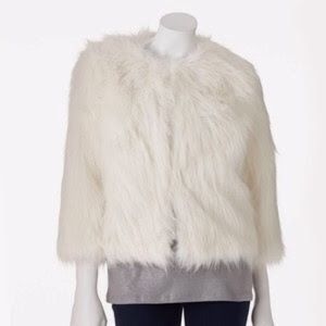 JLo faux fur jacket