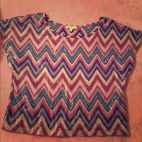 Cute Macy's Sequined Top