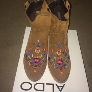 ALDO cowgirl boots.