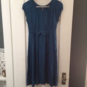 Girls' size 13-14 Mini-boden blue dress.