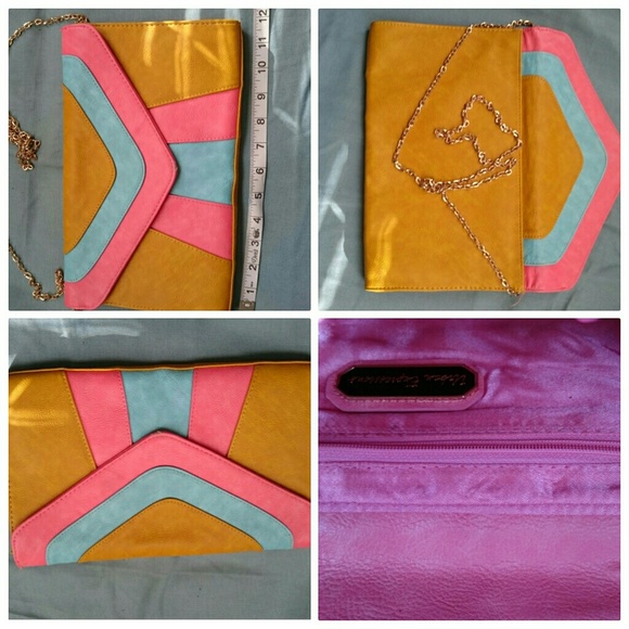 Handbags - Multicolored envelope clutch