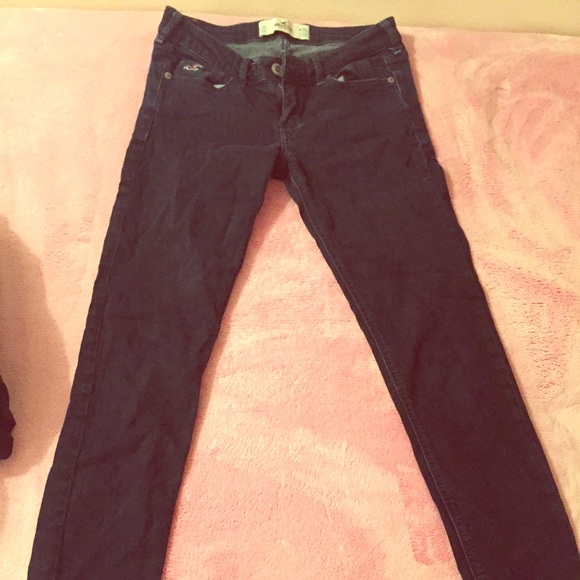 Dark Blue Super Skinny Hollister Jeans