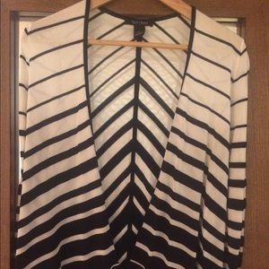 Black and white sweater