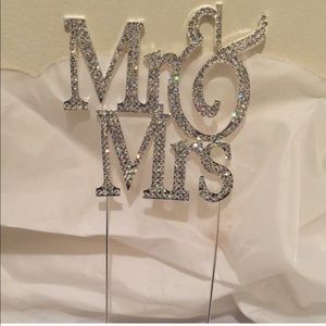 Mr and Mrs wedding cake topper NEW
