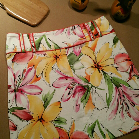 Cache cute floral skirt, worn 1x, EXC condition - Picture 2 of 2