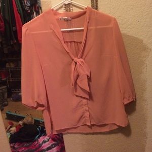 Pink blouse