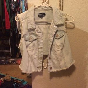 denim vest