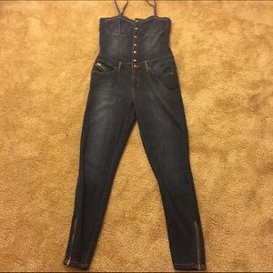 Bebe Jean jumpsuit
