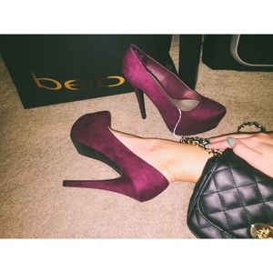 NWT Brash suede heels