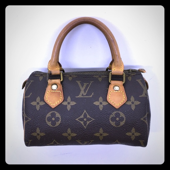 Louis Vuitton mini speedy monogram handbag