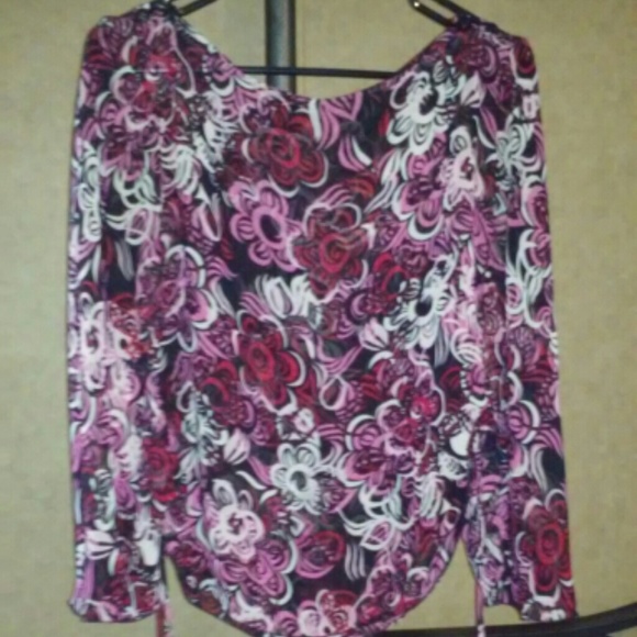 Rampage Floral ?Smock? Lg - Picture 1 of 4