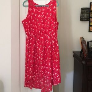 Ross never worn pink dress with bird print