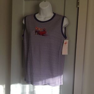 Red Hat Society "All Aboard" Sleeveless Tee