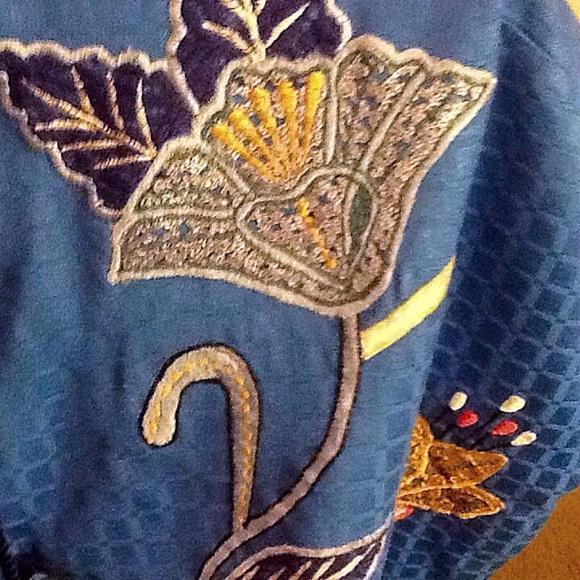 Beautiful Indigo Moon Jacket - Picture 2 of 3