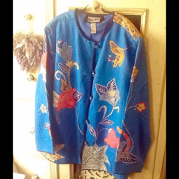 Beautiful Indigo Moon Jacket - Picture 3 of 3