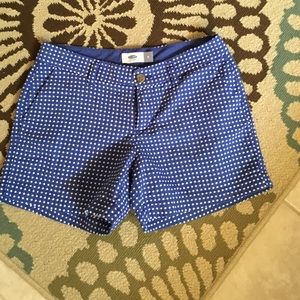 Blue polka dot old navy shorts