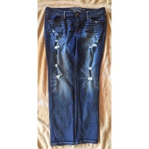 AE Distressed Jeggings 14/Short