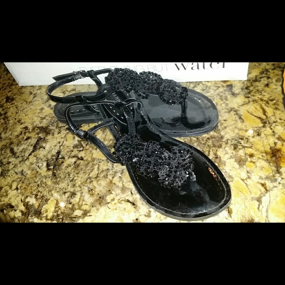Black sandals