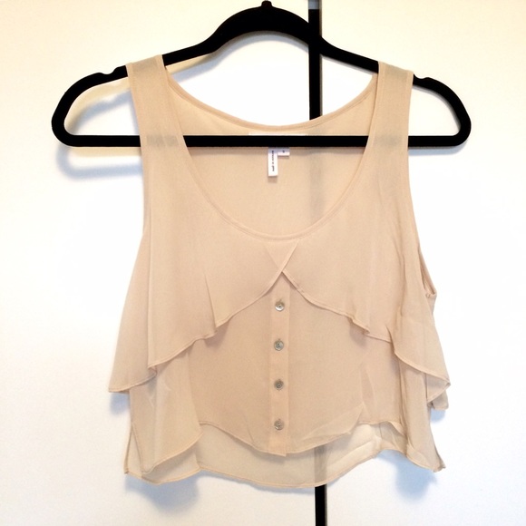 🚫SOLD🚫 BCBGeneration Flutter Crop Top