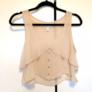 🚫SOLD🚫 BCBGeneration Flutter Crop Top