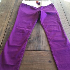 Old Navy purple skinny jeans