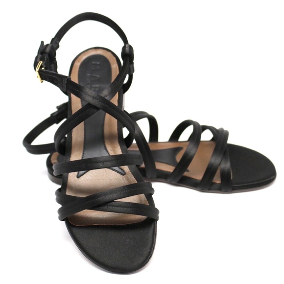 MARNI Satin Black Sandals (New). Size: 5.5 US - Picture 1 of 4