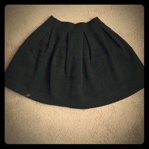 Black scuba/ elastic skirt. Bubble skirt/ skater