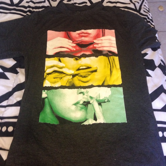 Grey unisex "blunt" shirt