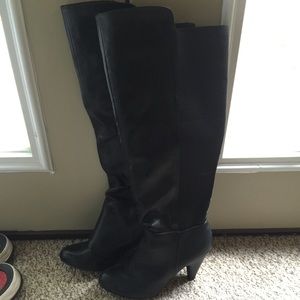 Black Knee High Boots