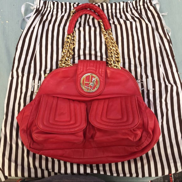 Red Henri Bendel purse