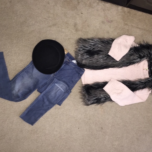 High rise skinny jeans H&M
