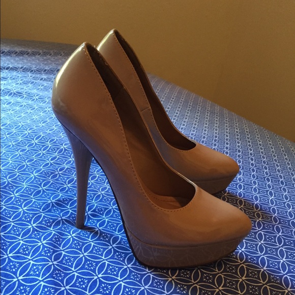 Nude Platform Heels