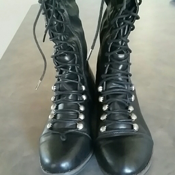 Lace up boots