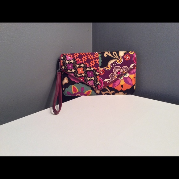 Vera Bradley patchwork clutch