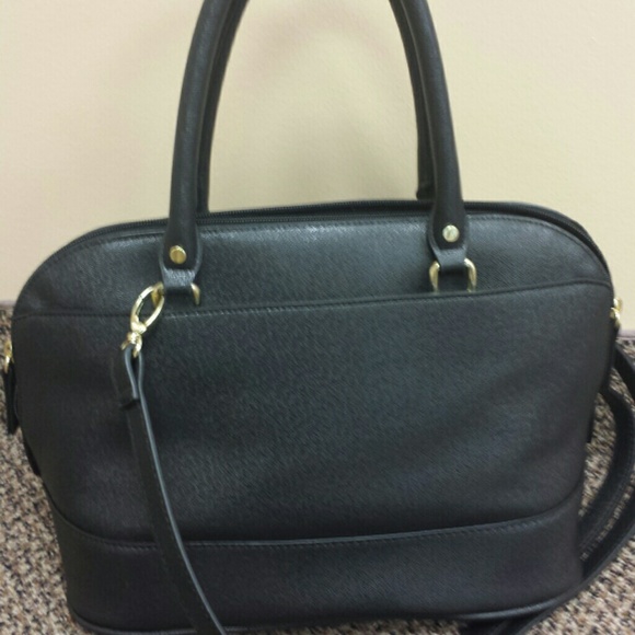 Black dome satchel merona