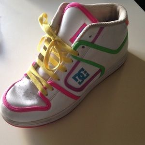 White DC Hightops