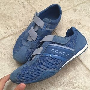 Coach blue sneakers