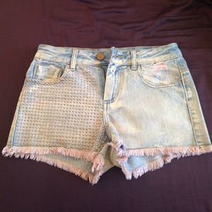 Nordstrom high waisted denim shorts