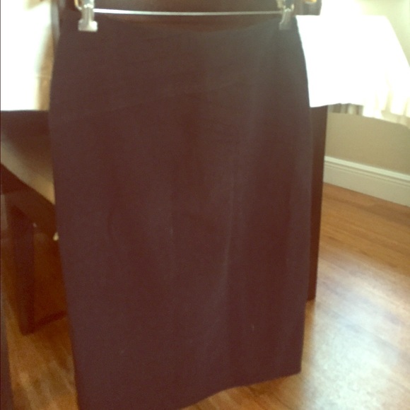 Black pencil skirt