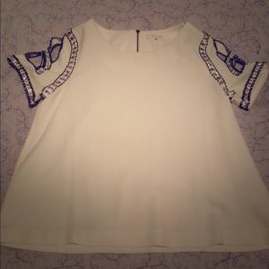 Dress shirt with rhinestoned sleeves, very sharp