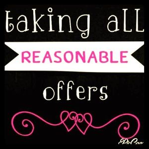 All items are negotiable:)