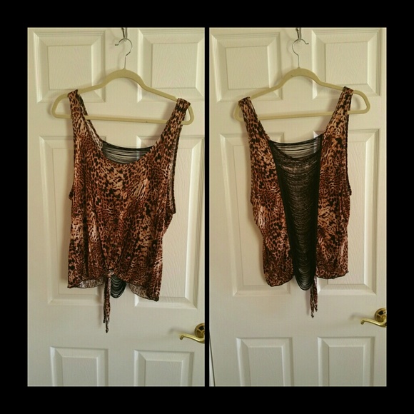 Leopard sexy top