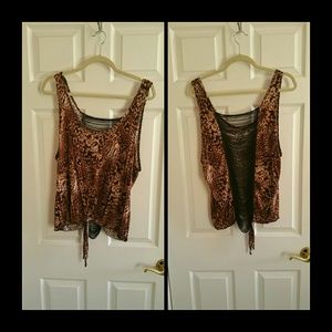 Leopard sexy top