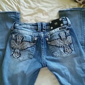 Like New Miss Me Bootcut Jeans Size 28