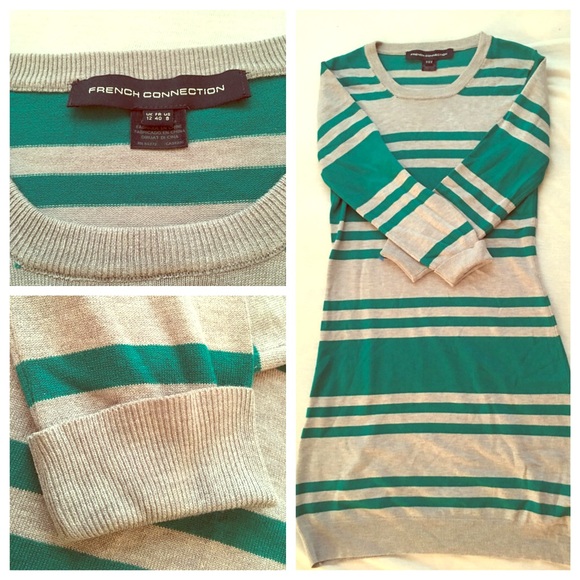 💕FRENCH CONNECTION💕 sweater stripe dress.