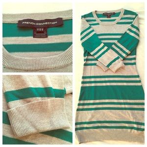 💕FRENCH CONNECTION💕 sweater stripe dress.