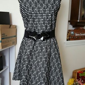 Black and white dress